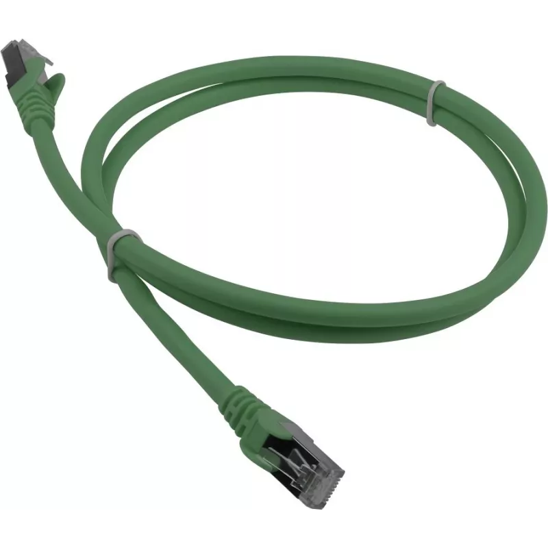 Патч-корд Lanmaster LAN-PC45/S6A-5.0-GN FTP RJ-45 вил.-вилка RJ-45 кат.6A 5м зеленый LSZH