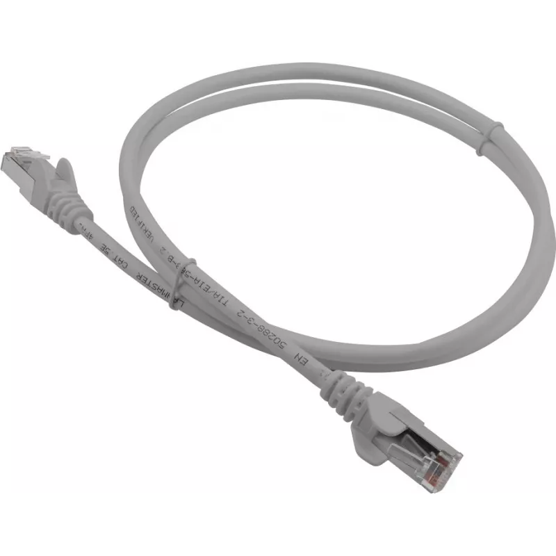 Патч-корд Lanmaster LAN-PC45/S5E-7.0-GY FTP RJ-45 вил.-вилка RJ-45 кат.5E 7м серый LSZH (уп.:1шт)