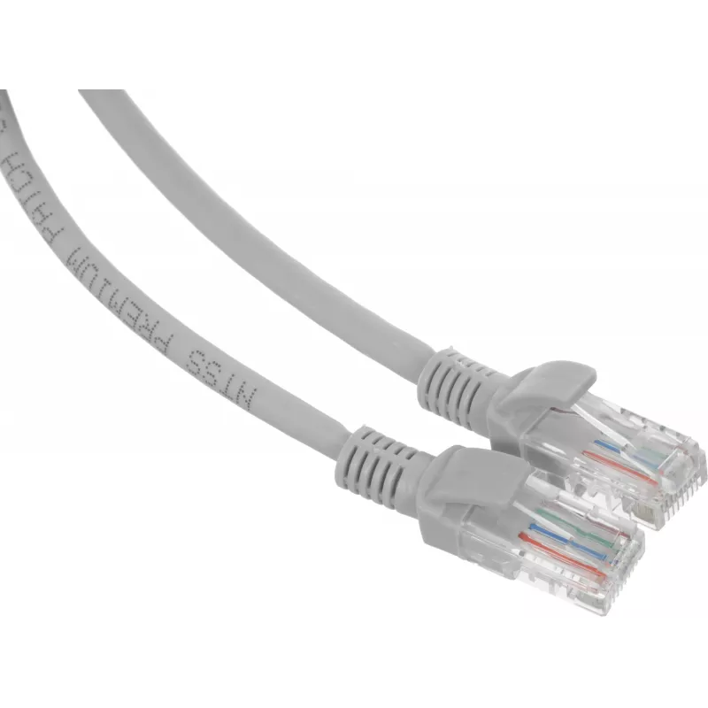 Патч-корд NTSS NTSS-PC-UTP-RJ45-5e-3.0-LSZH-GY UTP RJ-45 вил.-вилка RJ-45 кат.5E 3м серый LSZH 26AWG