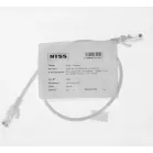 Патч-корд NTSS NTSS-PC-UTP-RJ45-5e-0.5-LSZH-WT UTP RJ-45 вил.-вилка RJ-45 кат.5E 0.5м белый LSZH 26AWG