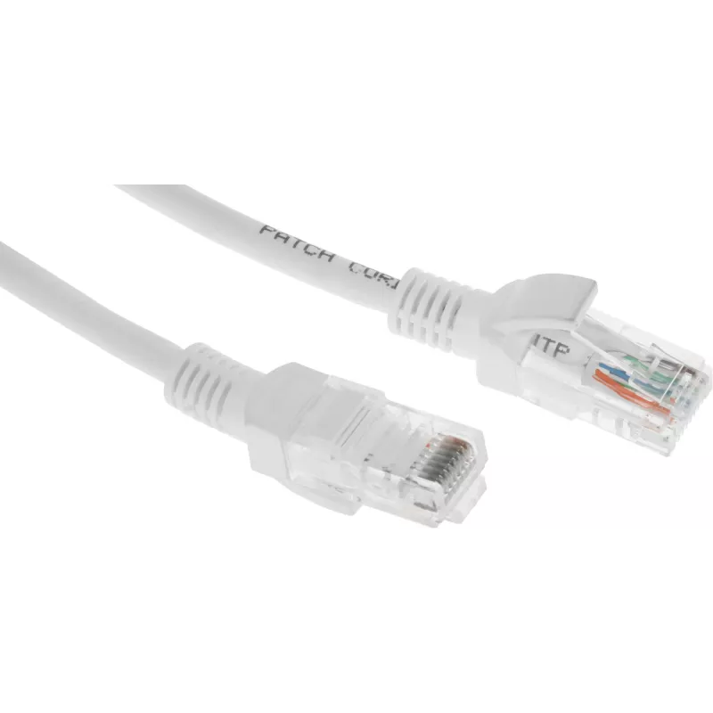 Патч-корд NTSS NTSS-PC-UTP-RJ45-5e-5.0-LSZH-WT UTP RJ-45 вил.-вилка RJ-45 кат.5E 5м белый LSZH 26AWG
