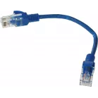 Патч-корд NTSS NTSS-PC-UTP-RJ45-5e-0.15-LSZH-BU UTP RJ-45 вил.-вилка RJ-45 кат.5E 0.15м синий LSZH 26AWG