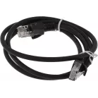 Патч-корд NTSS NTSS-PC-UTP-RJ45-5e-1.0-LSZH-BL UTP RJ-45 вил.-вилка RJ-45 кат.5E 1м черный LSZH 26AWG