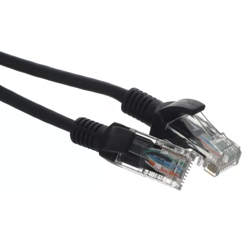 Патч-корд NTSS NTSS-PC-UTP-RJ45-5e-15.0-LSZH-BL UTP RJ-45 вил.-вилка RJ-45 кат.5E 15м черный LSZH 26AWG