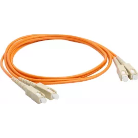 Патч-корд Lanmaster LAN-2LC-2SC/OM3-2.0 2x50/125 OM3 LC дуплекс-SC дуплекс 2м LSZH