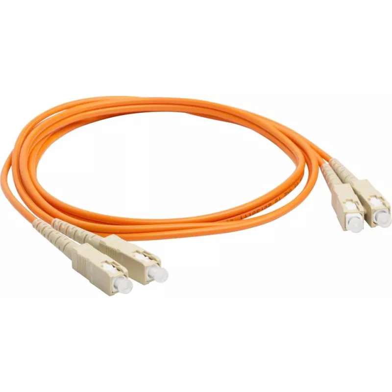 Патч-корд Lanmaster LAN-2LC-2SC/OM3-2.0 2x50/125 OM3 LC дуплекс-SC дуплекс 2м LSZH