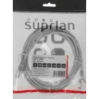 Патч-корд Suprlan 10-0144 UTP RJ-45 вил.-вилка RJ-45 кат.5E 3м серый LSZH 26AWG