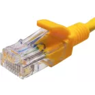 Патч-корд Suprlan 10-0161 UTP RJ-45 вил.-вилка RJ-45 кат.5E 0.5м желтый LSZH 26AWG