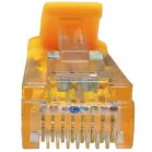Патч-корд Suprlan 10-0161 UTP RJ-45 вил.-вилка RJ-45 кат.5E 0.5м желтый LSZH 26AWG