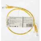 Патч-корд Suprlan 10-0161 UTP RJ-45 вил.-вилка RJ-45 кат.5E 0.5м желтый LSZH 26AWG