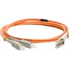 Патч-корд Lanmaster LAN-2LC-2SC/OM4-5.0 2x50/125 OM4 LC дуплекс-SC дуплекс 5м LSZH
