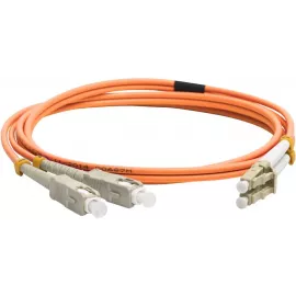 Патч-корд Lanmaster LAN-2LC-2SC/OM4-5.0 2x50/125 OM4 LC дуплекс-SC дуплекс 5м LSZH
