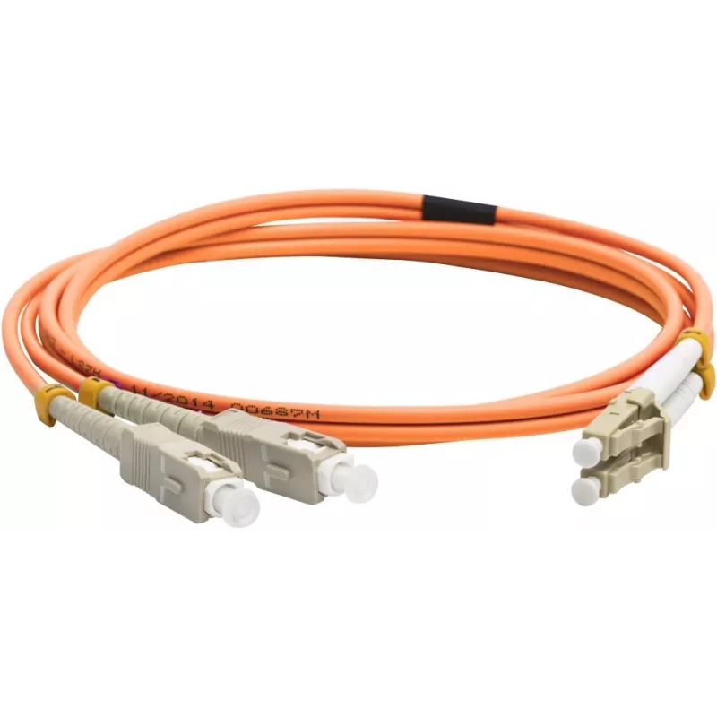 Патч-корд Lanmaster LAN-2LC-2SC/OM4-5.0 2x50/125 OM4 LC дуплекс-SC дуплекс 5м LSZH