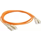 Патч-корд Lanmaster LAN-2SC-2SC/OM2-2.0 2x50/125 OM2 SC дуплекс-SC дуплекс 2м LSZH оранжевый