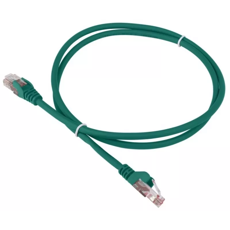 Патч-корд Lanmaster LAN-PC45/U6-1.0-GN UTP RJ-45 вил.-RJ-45 мод. кат.6 1м зеленый LSZH