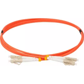 Патч-корд Lanmaster TWT-2LC-2LC/OM2-1.0 2x50/125 OM2 LC дуплекс-LC дуплекс 1м ПВХ оранжевый