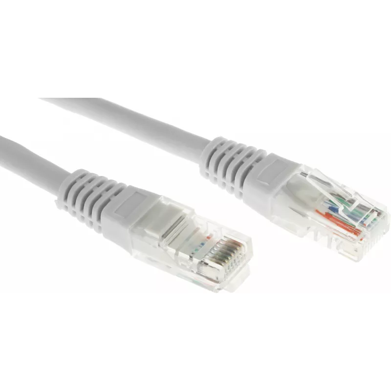Патч-корд Rexant 18-1004 UTP RJ-45 вил.-вилка RJ-45 кат.5E 1.5м серый ПВХ