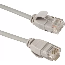 Патч-корд Lanmaster LAN-PC45/28-U6A-1.5-GY UTP RJ-45 вил.-вилка RJ-45 кат.6A 1.5м серый LSZH