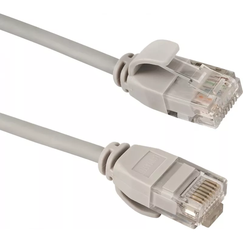 Патч-корд Lanmaster LAN-PC45/28-U6A-1.5-GY UTP RJ-45 вил.-вилка RJ-45 кат.6A 1.5м серый LSZH