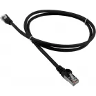 Патч-корд Lanmaster LAN-PC45/S5E-1.0-BK FTP RJ-45 вил.-вилка RJ-45 кат.5E 1м черный LSZH