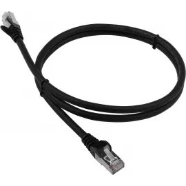 Патч-корд Lanmaster LAN-PC45/S6-5.0-BK FTP RJ-45 вил.-вилка RJ-45 кат.6 5м черный LSZH