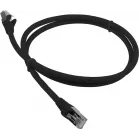 Патч-корд Lanmaster LAN-PC45/S6A-3.0-BK FTP RJ-45 вил.-вилка RJ-45 кат.6A 3м черный LSZH