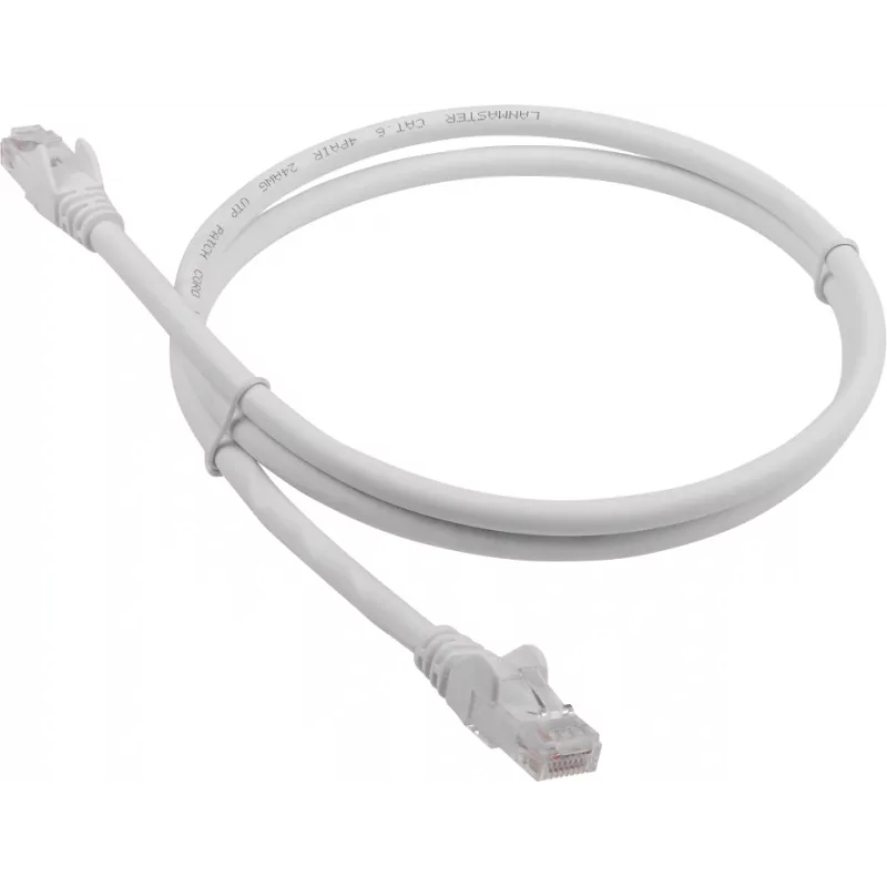 Патч-корд Lanmaster LAN-PC45/U6-15-WH UTP RJ-45 вил.-вилка RJ-45 кат.6 15м белый LSZH