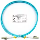 Патч-корд Cabeus FOP-50-LC-LC-1M 2x50/125 OM3 LC дуплекс-LC дуплекс 1м LSZH бирюзовый