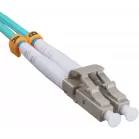Патч-корд Cabeus FOP-50-LC-LC-2M 2x50/125 OM3 LC дуплекс-LC дуплекс 2м LSZH бирюзовый