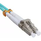 Патч-корд Cabeus FOP-50-LC-LC-3M 2x50/125 OM3 LC дуплекс-LC дуплекс 3м LSZH бирюзовый