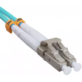 Патч-корд Cabeus FOP-50-LC-LC-3M 2x50/125 OM3 LC дуплекс-LC дуплекс 3м LSZH бирюзовый