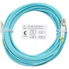Патч-корд Cabeus FOP-50-LC-LC-20M 2x50/125 OM3 LC дуплекс-LC дуплекс 20м LSZH бирюзовый