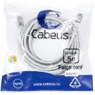 Патч-корд Cabeus PC-FTP-RJ45-CAT.5E-10M-LSZH F/UTP RJ-45 вил.-вилка RJ-45 кат.5E 10м серый LSZH