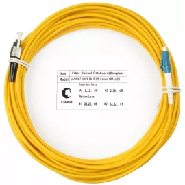 Патч-корд Cabeus FOP(S)-9-LC-FC-15M 1x9/125 OS2 LC-FC 15м LSZH желтый