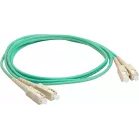 Патч-корд Lanmaster LAN-2SC-2SC/OM3-3.0 2x50/125 OM3 SC дуплекс-SC дуплекс 3м LSZH