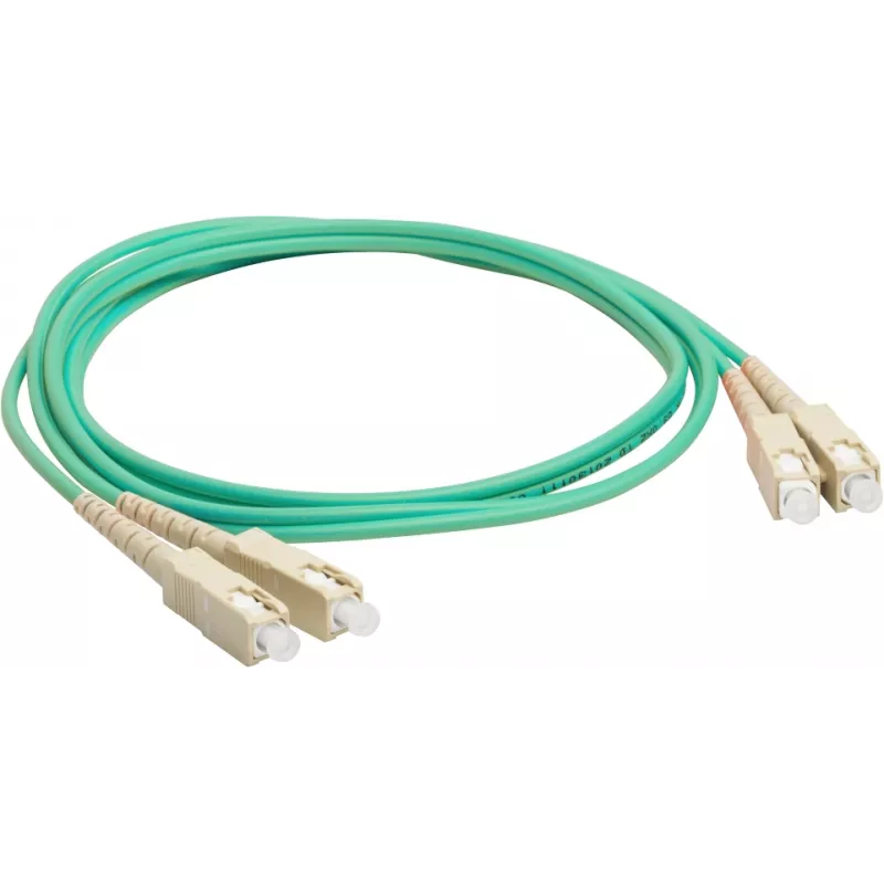 Патч-корд Lanmaster LAN-2SC-2SC/OM3-3.0 2x50/125 OM3 SC дуплекс-SC дуплекс 3м LSZH