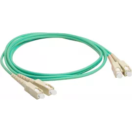Патч-корд Lanmaster LAN-2SC-2SC/OM3-5.0 2x50/125 OM3 SC дуплекс-SC дуплекс 5м LSZH