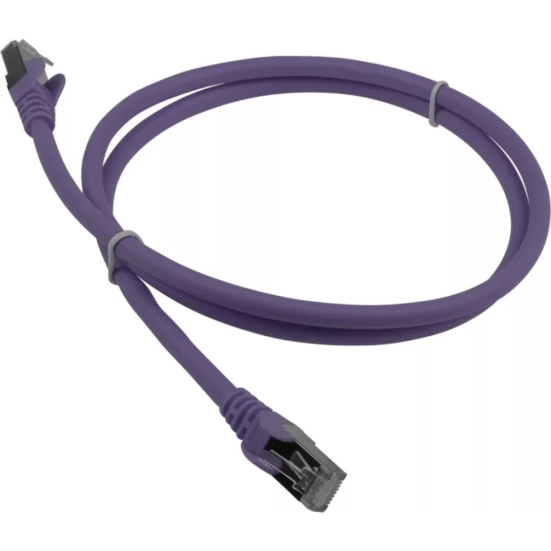 Патч-корд Lanmaster LAN-PC45/S6A-10-VI FTP RJ-45 вил.-вилка RJ-45 кат.6A 10м фиолетовый LSZH