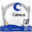 Патч-корд Cabeus PC-UTP-RJ45-CAT.6-2M-LSZH U/UTP RJ-45 вил.-вилка RJ-45 кат.6 2м серый LSZH