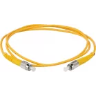 Патч-корд Lanmaster TWT-2FC-2FC/SU-5.0 2x9/125 OS2 FC дуплекс UPC-FC дуплекс UPC 5м ПВХ желтый