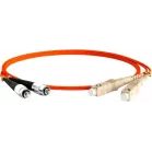 Патч-корд Lanmaster TWT-2FC-2SC/OM2-2.0 2x50/125 OM2 FC дуплекс-SC дуплекс 2м ПВХ оранжевый