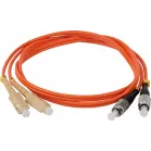Патч-корд Lanmaster TWT-2FC-2SC/OM2-3.0 2x50/125 OM2 FC дуплекс-SC дуплекс 2м ПВХ оранжевый