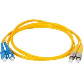 Патч-корд Lanmaster TWT-2SC-2FC/SU-2.0 2x9/125 OS2 LC/APC дуплекс-SC дуплекс UPC 2м ПВХ желтый
