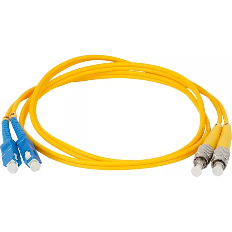 Патч-корд Lanmaster TWT-2SC-2FC/SU-2.0 2x9/125 OS2 LC/APC дуплекс-SC дуплекс UPC 2м ПВХ желтый