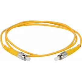 Патч-корд Lanmaster TWT-FC-FC/SU-5.0 1x9/125 OS2 FC-FC 5м ПВХ желтый