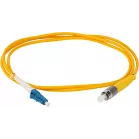 Патч-корд Lanmaster TWT-LC-FC/SU-1.0 1x9/125 OS2 LC-FC 1м ПВХ желтый