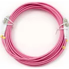 Патч-корд Cabeus FOP-50-OM4-LC-LC-5M 2x50/125 OM4 LC дуплекс-LC дуплекс 5м LSZH розовый