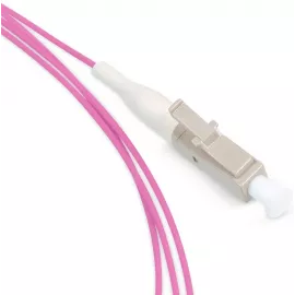 Пигтейл Cabeus PT-LC-50-OM4 1x50/125 OM4 LC 1.5м LSZH розовый