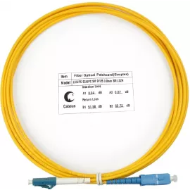 Патч-корд Cabeus FOP(S)-9-LC-SC-3M 1x9/125 OS2 LC-SC 3м LSZH желтый