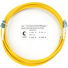 Патч-корд Cabeus FOP(S)-9-LC-LC-5M 1x9/125 OS2 LC-LC 5м LSZH желтый